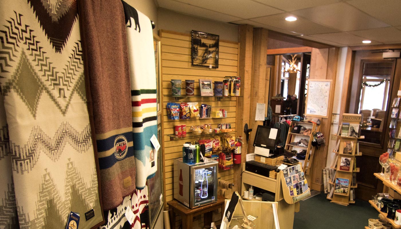 Grouse Nest Gift Shop in Grouse Mountain Lodge Whitefish, MT