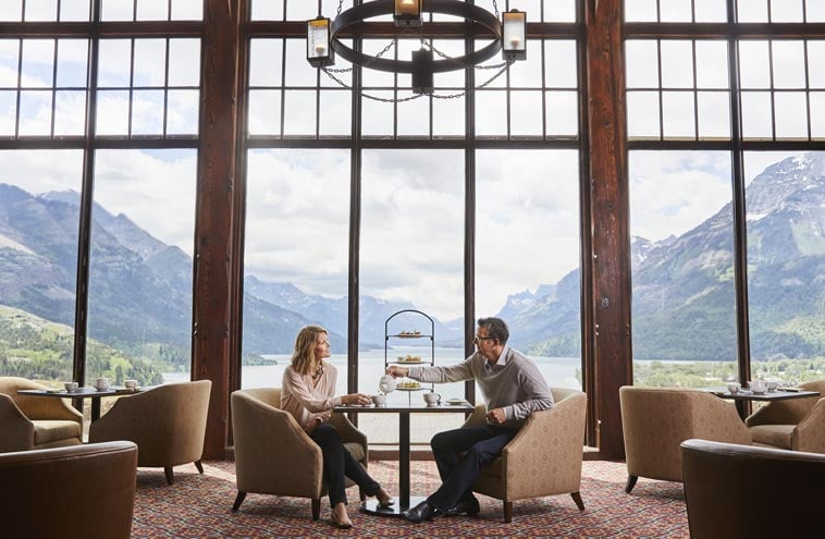 Afternoon Tea At The Prince Of Wales Hotel In Waterton Glacier Park