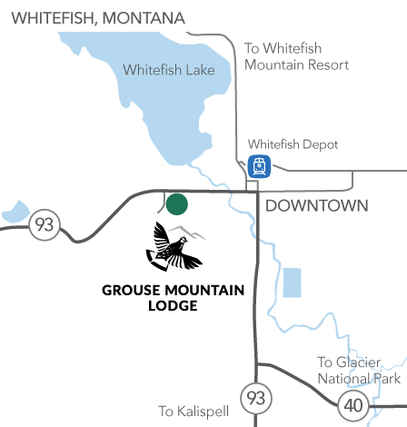 Grouse Mountain Lodge location map