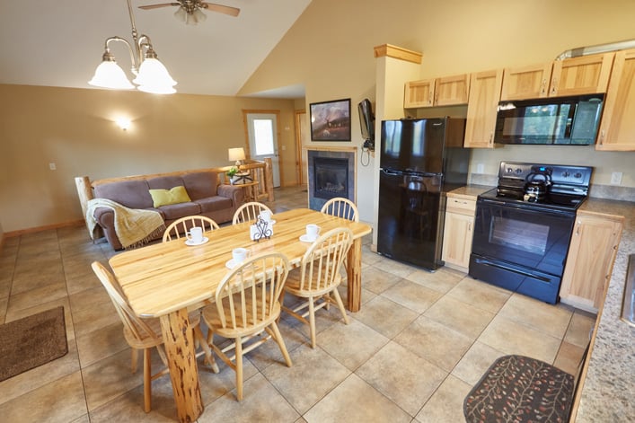 Kitchen and dining room