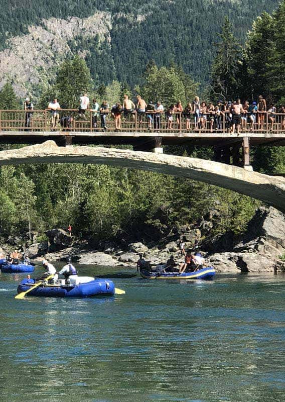 Locals Spot Old Belton Bridge In West Glacier National Park