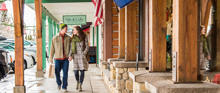 Strolling in Downtown Whitefish