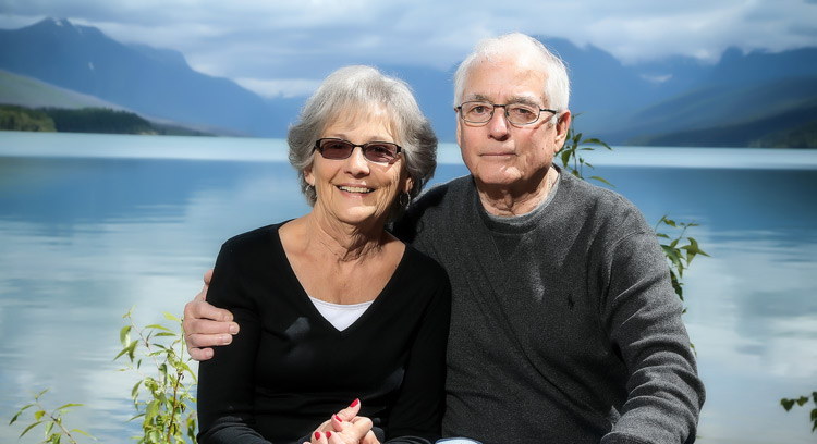 Jan and Garry Gemar by Lake McDonald