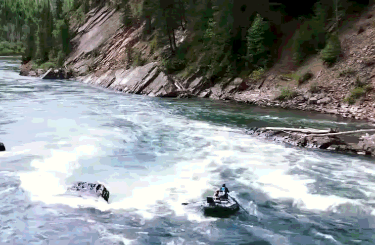 Guiding on the Flathead River