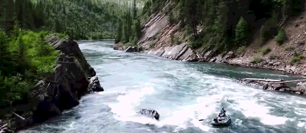 Guiding on the Flathead River
