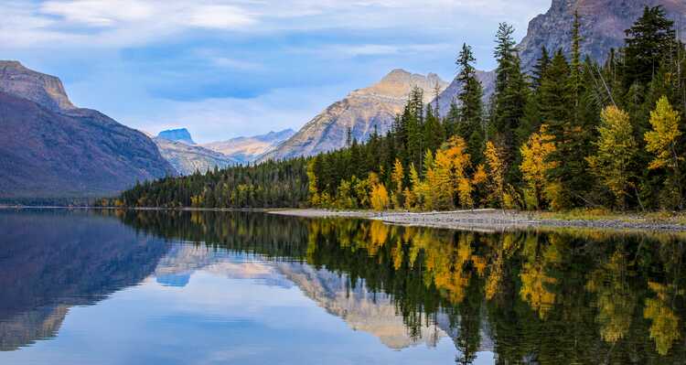 Lake McDonald in the early fall