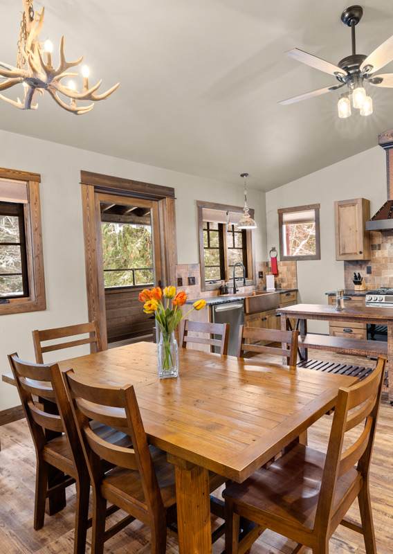 Interior view of Apgar Village Lodge