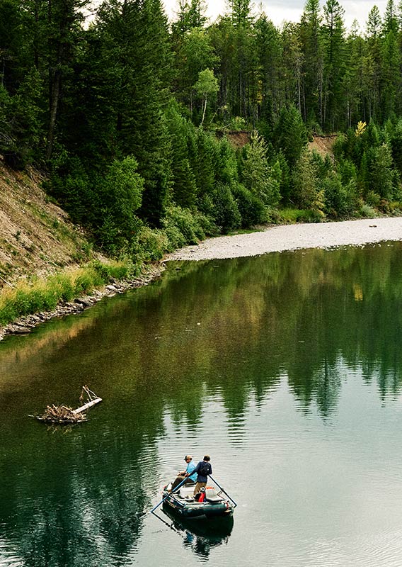 West Glacier Village rafting